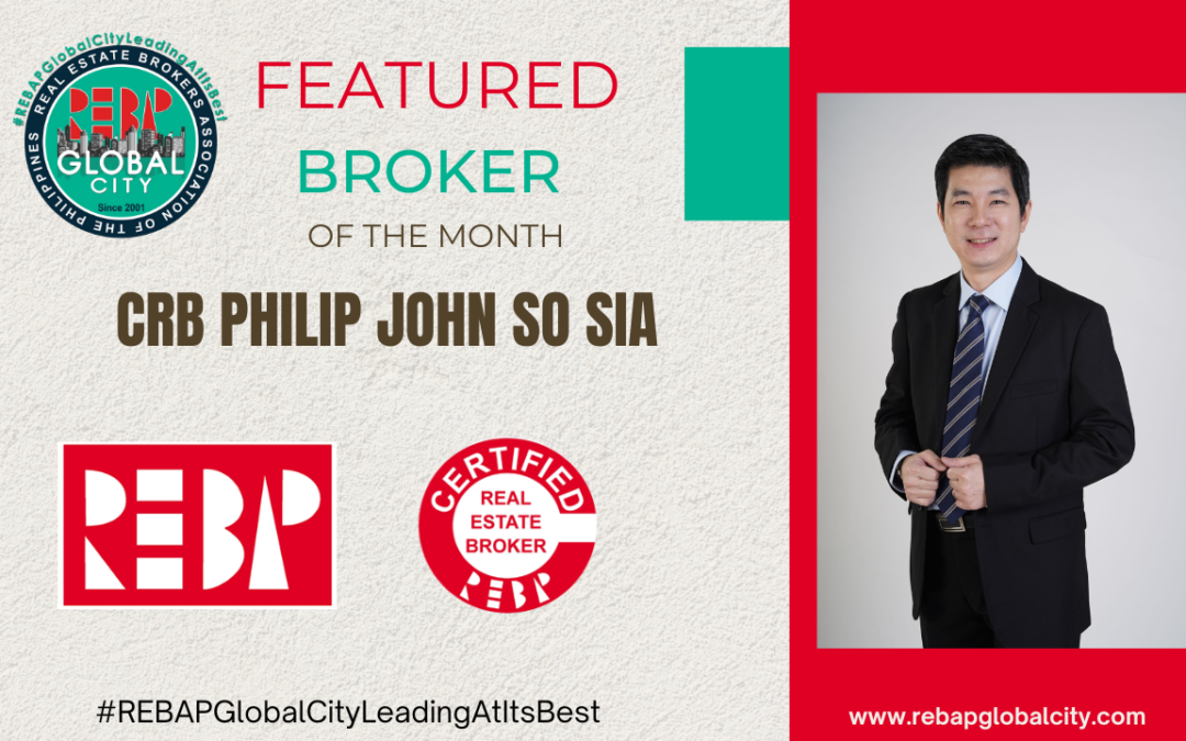 Featured Real Estate Broker CRB PHILIP JOHN SO SIA